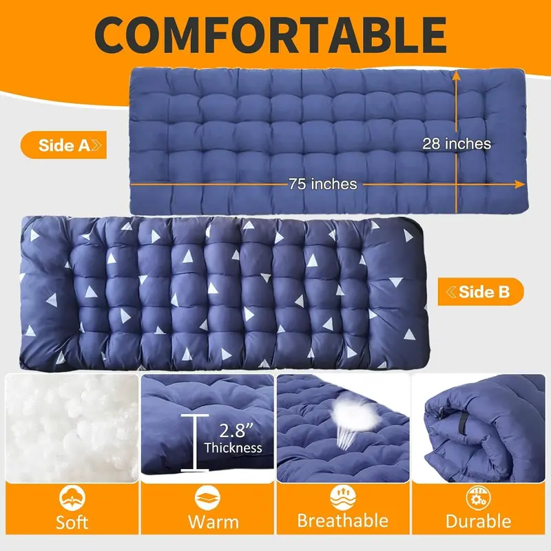 Dual Adult/Kid Folding Cot Set – Padded Mattresses, Compact Design for Home, Camp or Guest Use