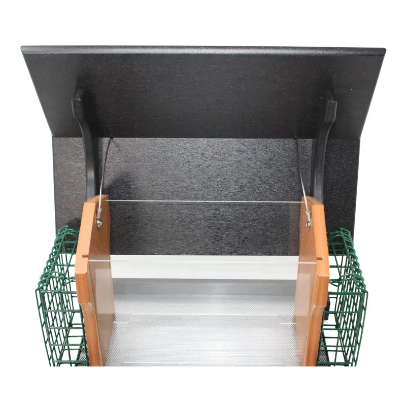 Dual-Compartment Suet & Seed Bird Feeder | Deluxe Wild Bird Attraction Station