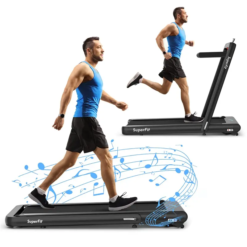 Dual-Function Folding Treadmill – 4.75HP Under-Desk Model with App Compatibility 2