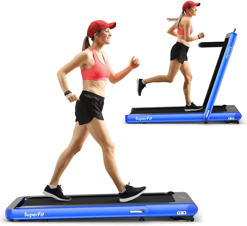 Dual-Function Folding Treadmill – 4.75HP Under-Desk Model with App Compatibility