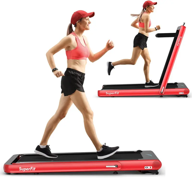 Dual-Function Folding Treadmill – 4.75HP Under-Desk Model with App Compatibility