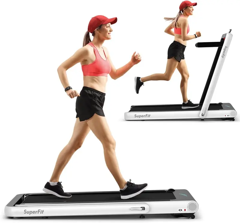 Dual-Function Folding Treadmill – 4.75HP Under-Desk Model with App Compatibility