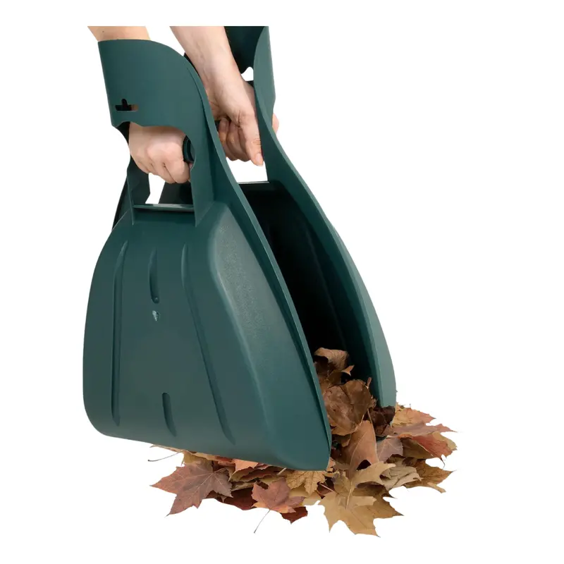 Dual Leaf Scoop Hand Rake Set – Ergonomic Yard & Garden Cleanup Tools