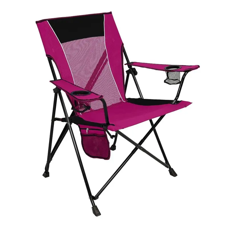 Dual-Lock Folding Camp Chair with Built-In Cup Holders and Compact Carry Bag 2