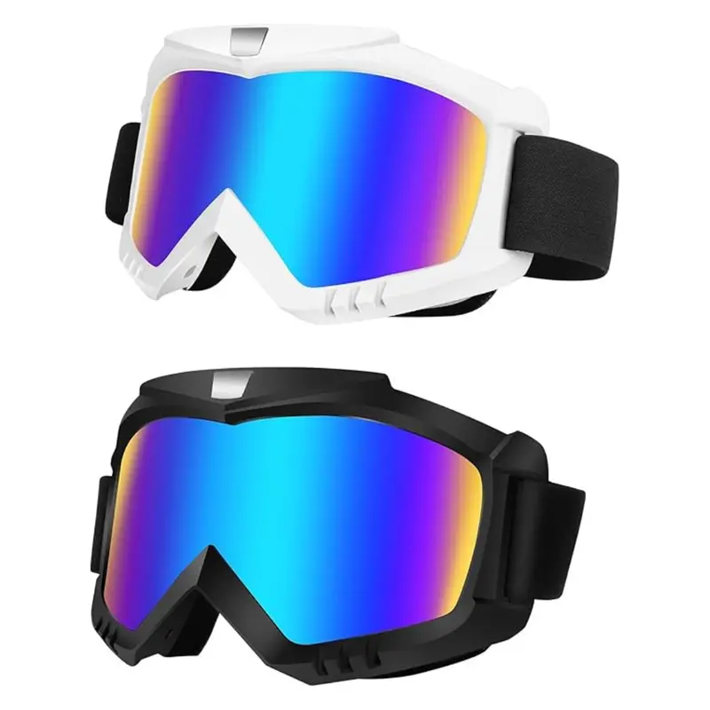 Dual-Pack Off-Road Goggles for Dirt Bikes, ATVs, Skiing & Adventure Sports 2
