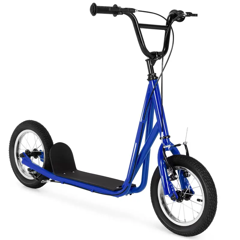 Dual-Purpose Kick Scooter – Lightweight Carbon Steel Frame for Kids and Adults