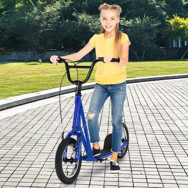 Dual-Purpose Kick Scooter – Lightweight Carbon Steel Frame for Kids and Adults 2