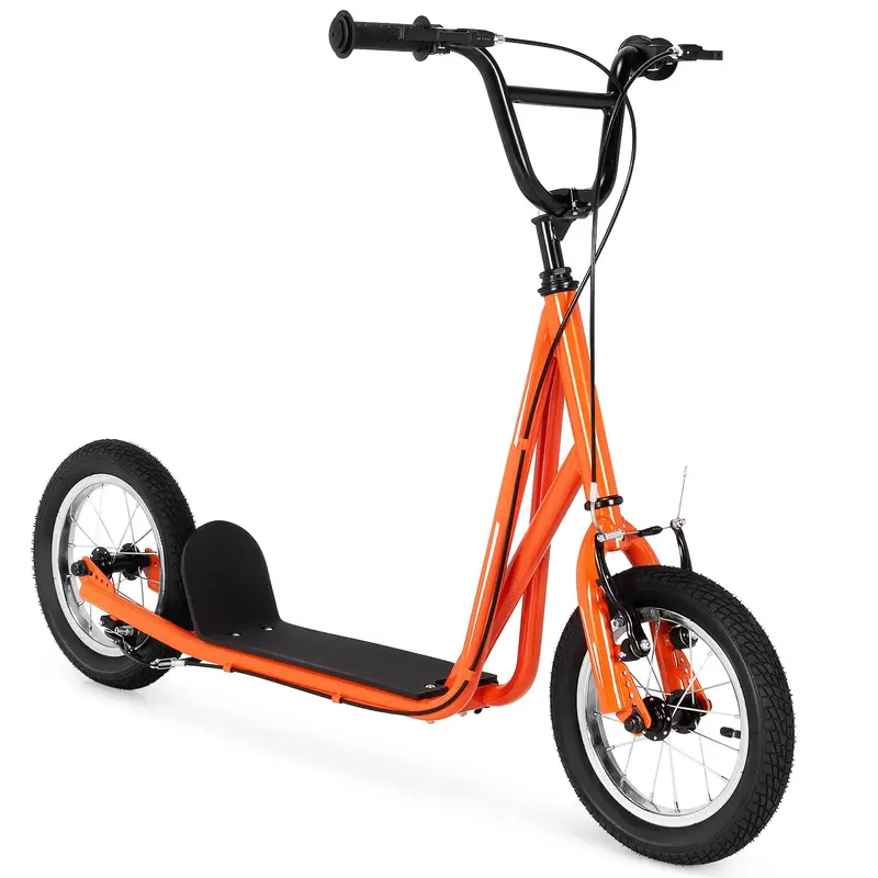 Dual-Purpose Kick Scooter – Lightweight Carbon Steel Frame for Kids and Adults