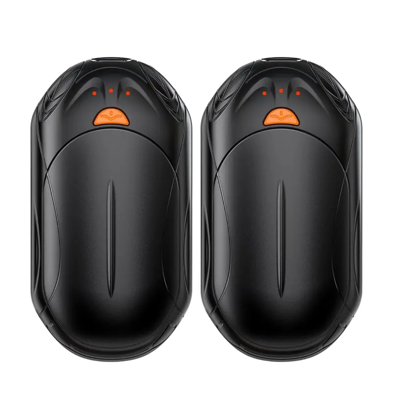 Dual Rechargeable Hand Warmers with Adjustable Temperature Settings