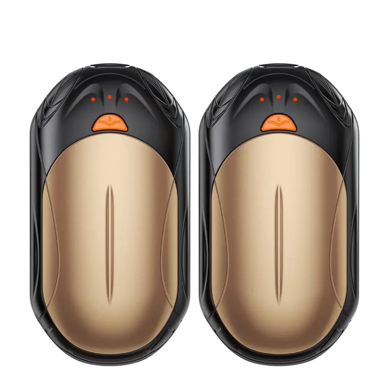 Dual Rechargeable Hand Warmers with Adjustable Temperature Settings