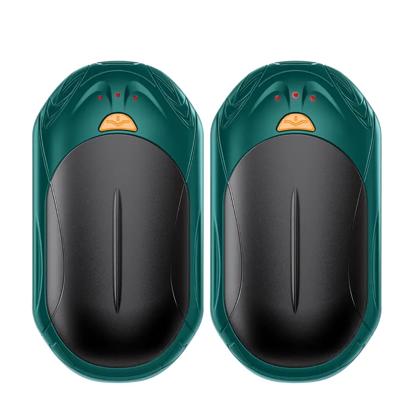 Dual Rechargeable Hand Warmers with Adjustable Temperature Settings