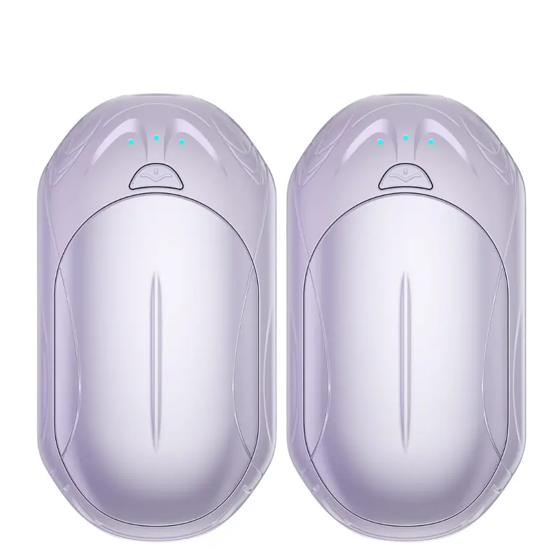 Dual Rechargeable Hand Warmers with Adjustable Temperature Settings