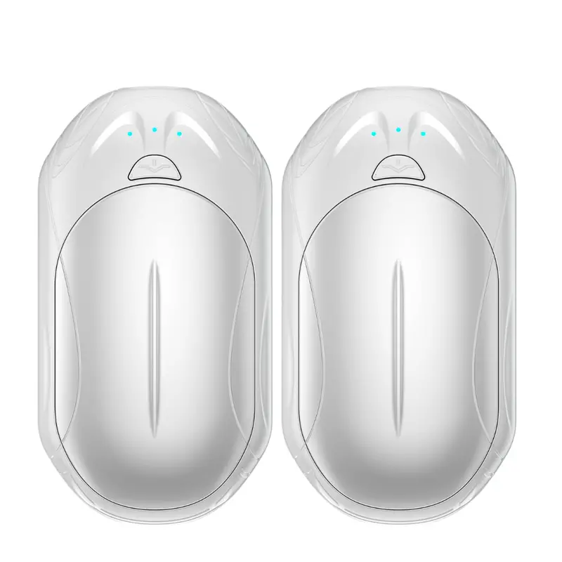 Dual Rechargeable Hand Warmers with Adjustable Temperature Settings