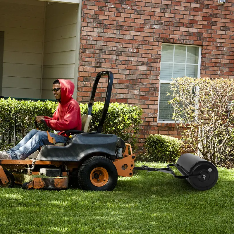 Dual-Use Lawn Roller – Push or Tow-Behind Sod Compactor with 17-Gallon Fill Capacity 2
