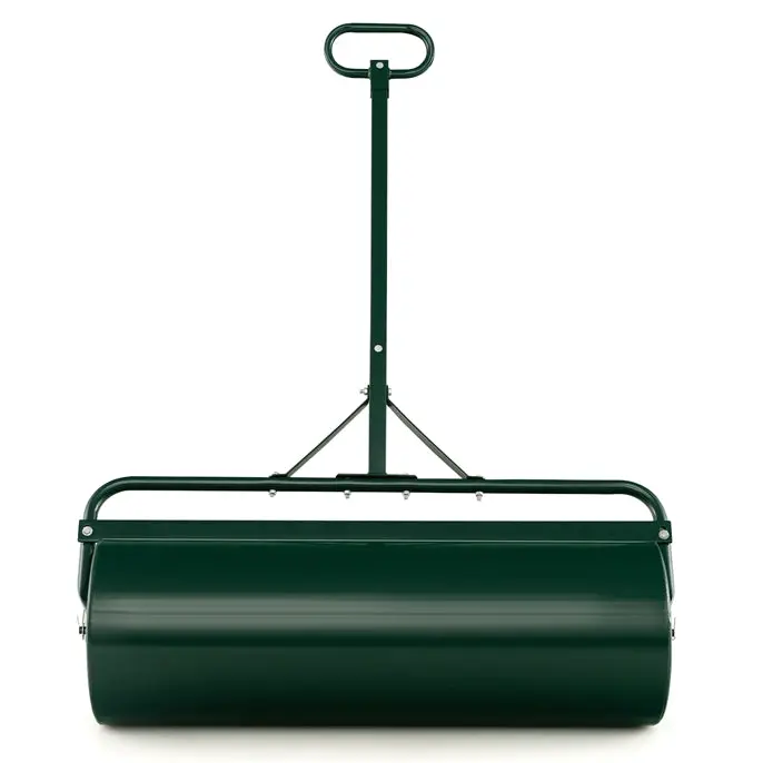Dual-Use Lawn Roller – Push or Tow-Behind Sod Compactor with 17-Gallon Fill Capacity