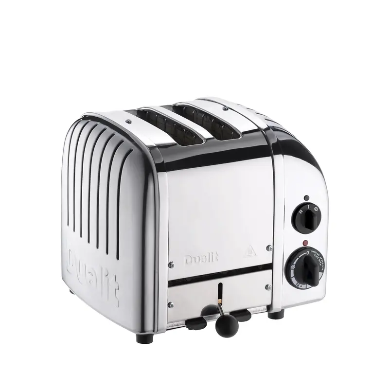 Dualit New Generation 2-Slice Toaster – Stainless Steel Build, Even Browning Control