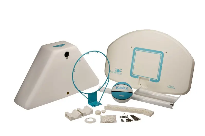 Dunn Rite Splash & Shoot Basketball Hoop Set – Indoor/Outdoor Adjustable Play System