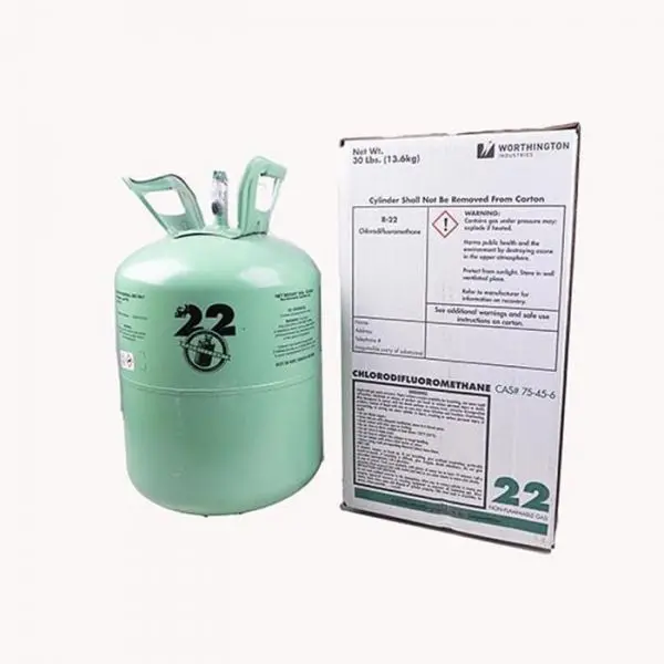 DuPont R-22 Refrigerant Gas – 30 lb Cylindrical Canister for HVAC Systems