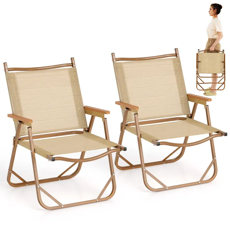 Durable Aluminum Beach Chair Designed for Stability and 400-Pound Load Capacity