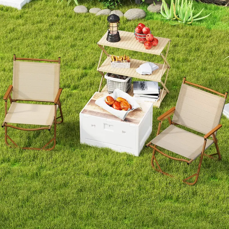 Durable Aluminum Beach Chair Designed for Stability and 400-Pound Load Capacity 2