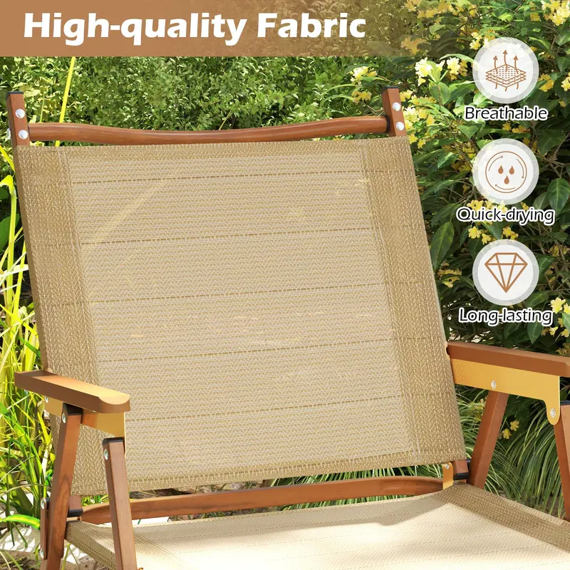 Durable Aluminum Beach Chair Designed for Stability and 400-Pound Load Capacity