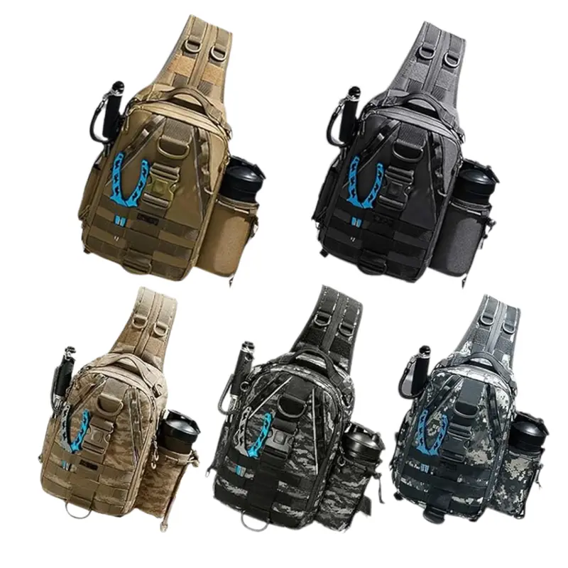 Durable Fishing Backpack – Waterproof Gear Bag with Rod Holders and Organized Compartments