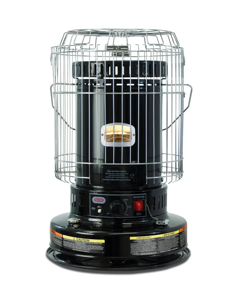 Dyna-Glo WK95C8B Indoor Kerosene Heater – 23,800 BTU Convection Heating