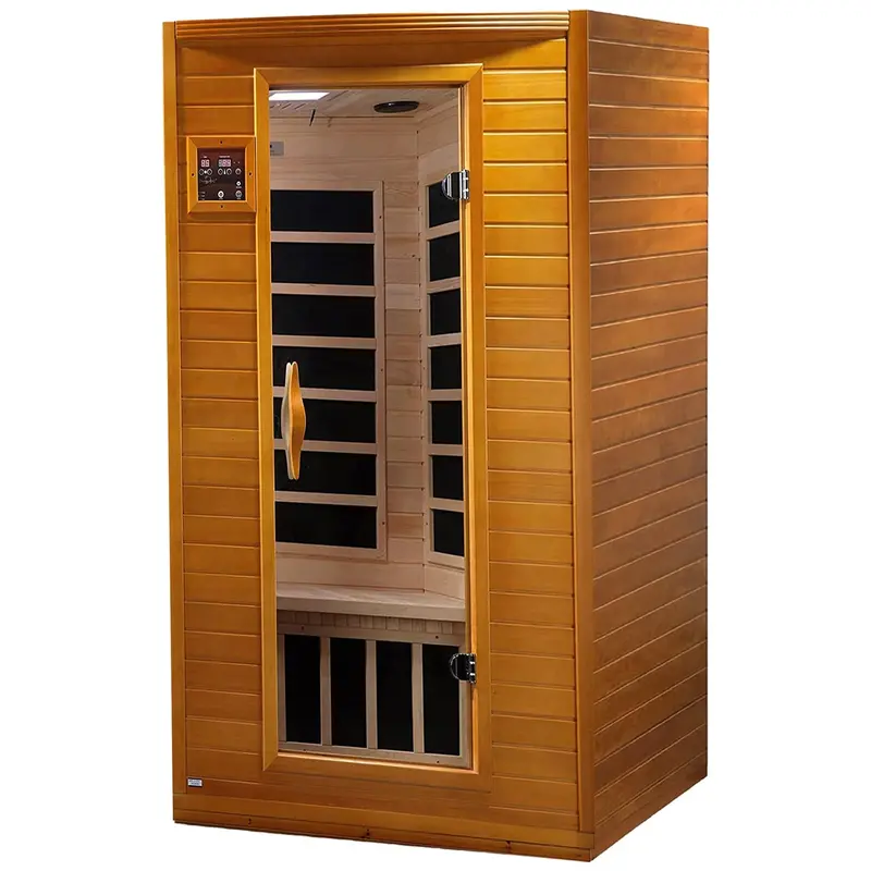 Dynamic Saunas Andora 2-Person Low-EMF Far Infrared Sauna (Canadian Hemlock)
