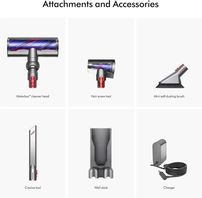 Dyson V11 Origin Cordless Vacuum: 185AW Power, 60-Min Battery Life, 3 Adjustable Suction Modes, Pet Hair Detangling, Versatile Handheld Use