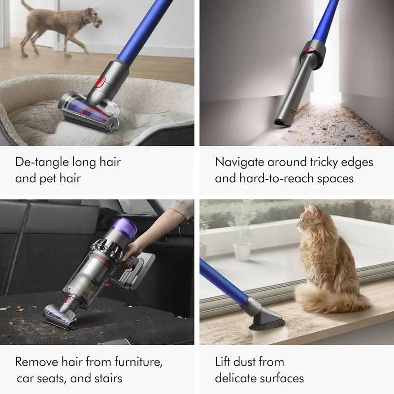 Dyson V11 Origin Cordless Vacuum: 185AW Power, 60-Min Battery Life, 3 Adjustable Suction Modes, Pet Hair Detangling, Versatile Handheld Use