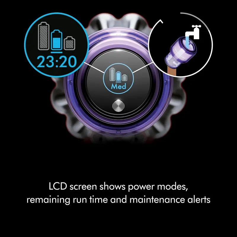 Dyson V11 Origin Cordless Vacuum: 185AW Power, 60-Min Battery Life, 3 Adjustable Suction Modes, Pet Hair Detangling, Versatile Handheld Use