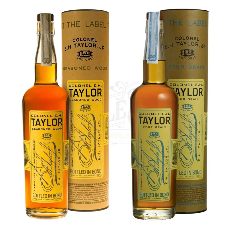 E.H. Taylor Seasoned Wood & Four Grain Bourbon Bundle – Two Distinct Small Batch Expressions 2