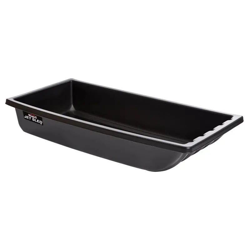 Eagle Claw Shappell Poly Jet Sled – 66-Inch Hunting Game Cart (Black, Extra Large)