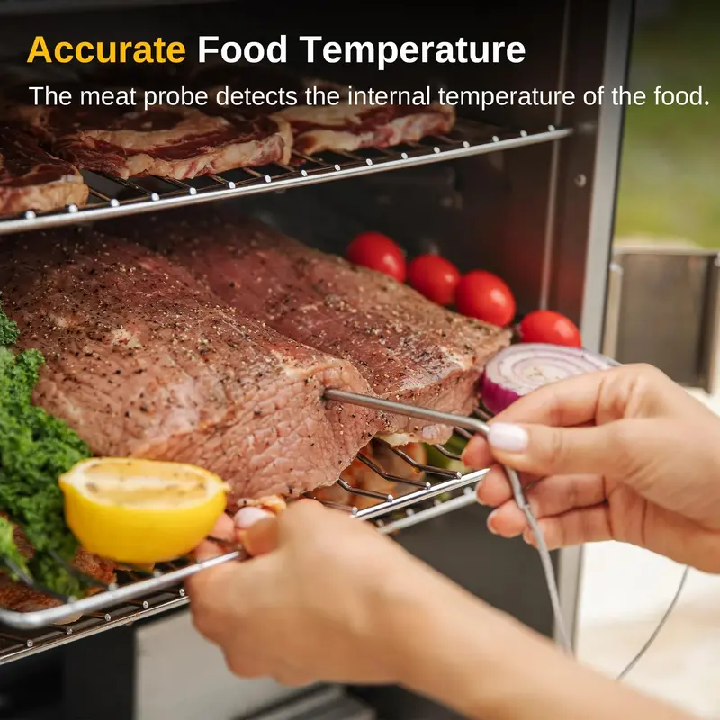 EAST OAK 30-Inch Digital Electric Smoker – Glass-Door BBQ Smoker for Precise Temperature Control