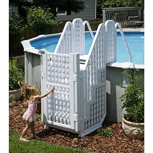 Easy Step Pool Entry System – ADA-Compliant Steps with Integrated Safety Gate (2025) 2