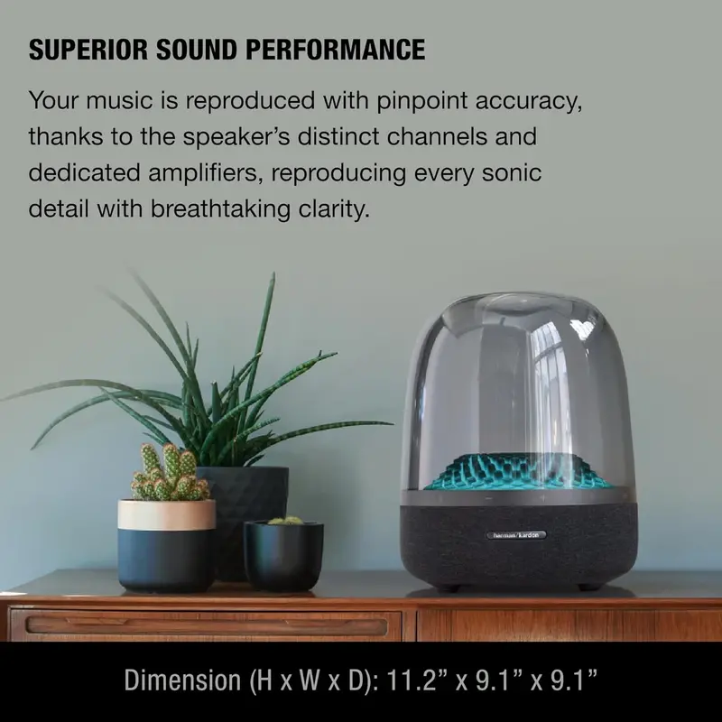 Eco-Friendly Bluetooth Home Speaker – Premium Audio with 5 Dynamic Light Themes & Recycled Materials Build