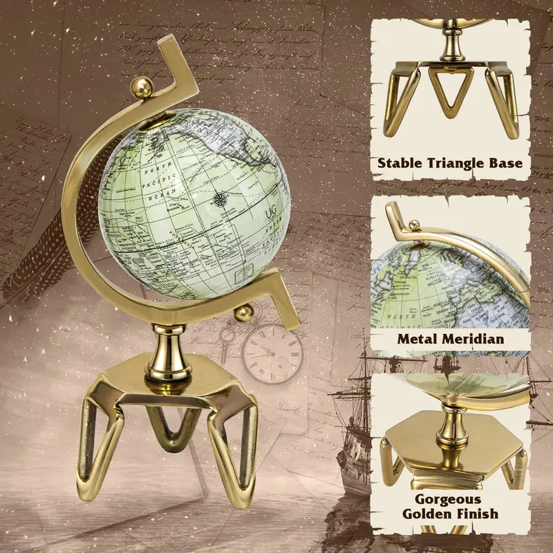 Educational World Globe – 5", 8", or 10" Diameter Desktop Geography Model
