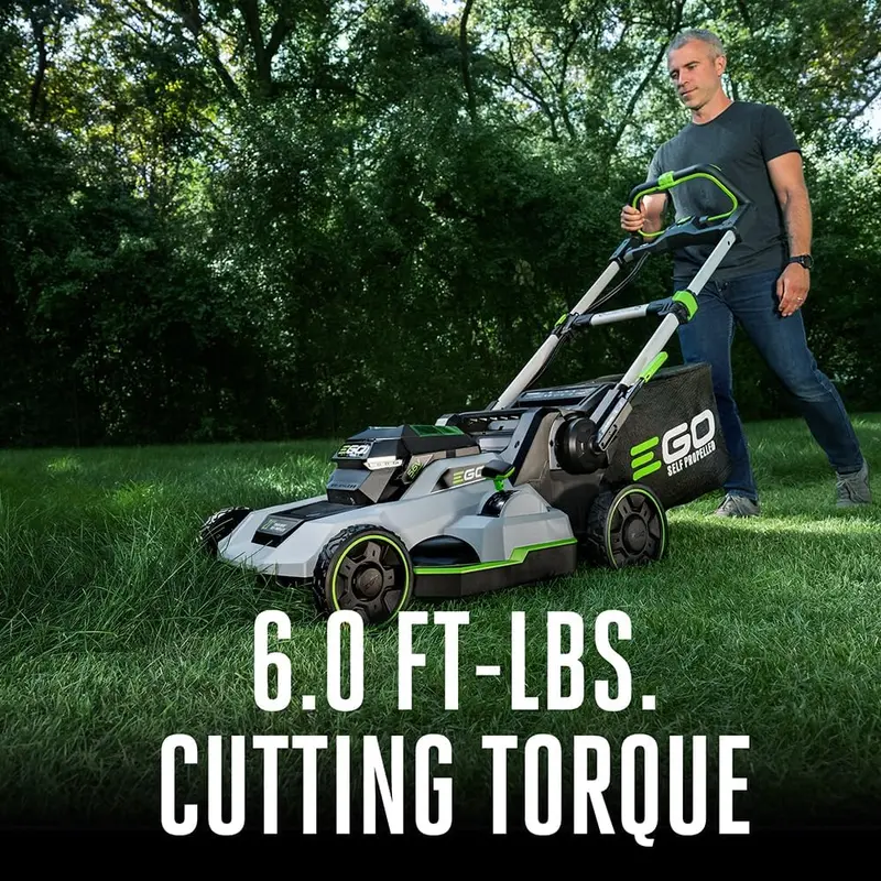 EGO Power+ LM2102SP-A Cordless Lawn Mower – 21" Blade, 56V Self-Propelled, Includes 2 Batteries & Charger