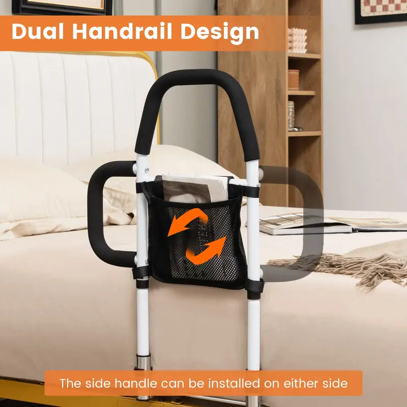 Elderly Bed Rail Support System – Medical-Grade Mobility Assist Bar 2