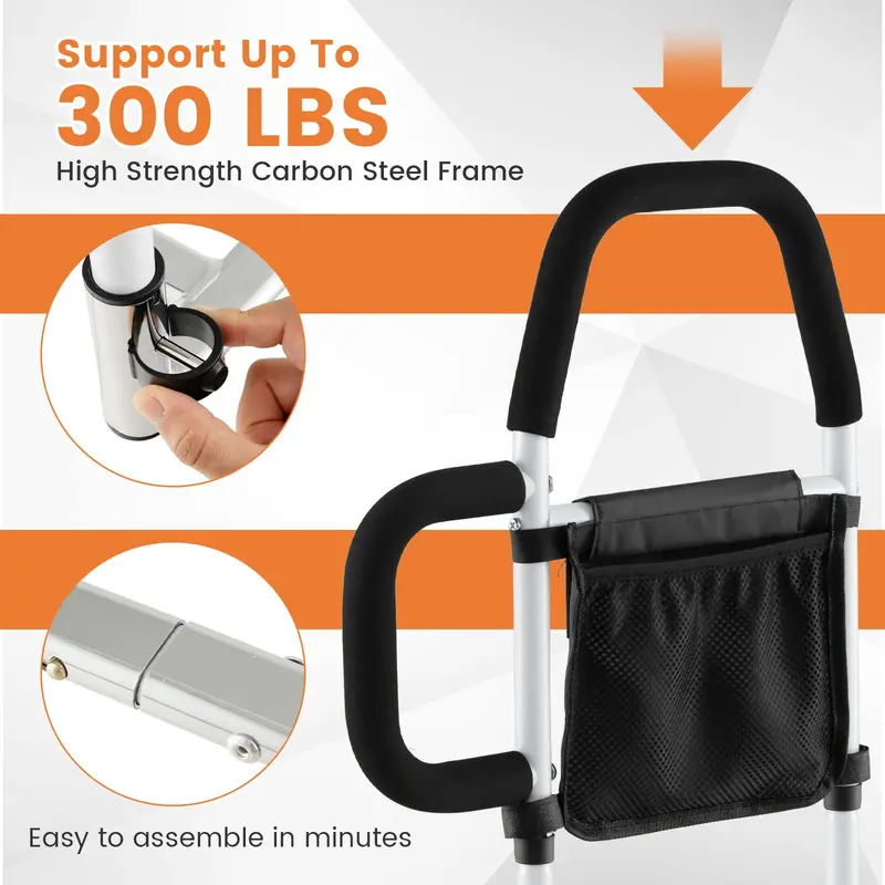 Elderly Bed Rail Support System – Medical-Grade Mobility Assist Bar