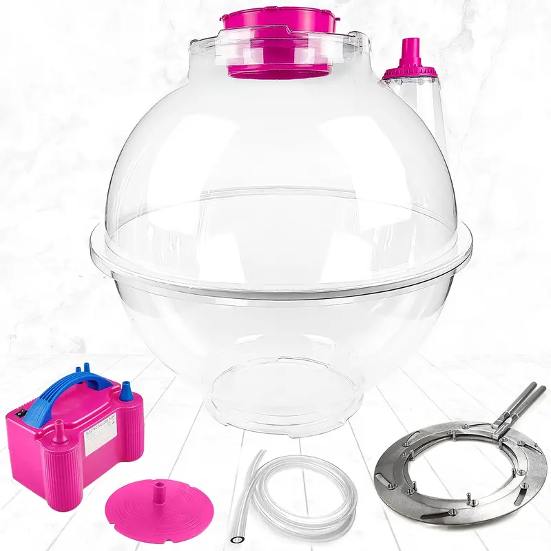 Electric Balloon Stuffing Machine Kit – Includes Air Pump, Expander Tool & Accessories for Event Decor