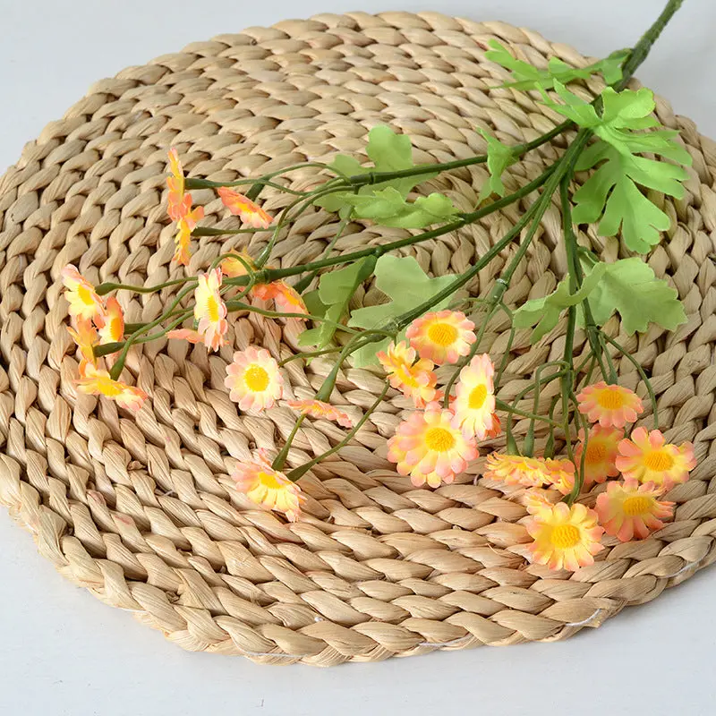 Elegant Silk Flower Stem – Versatile Faux Bloom for Tablescapes, Weddings & Living Spaces, 52 cm