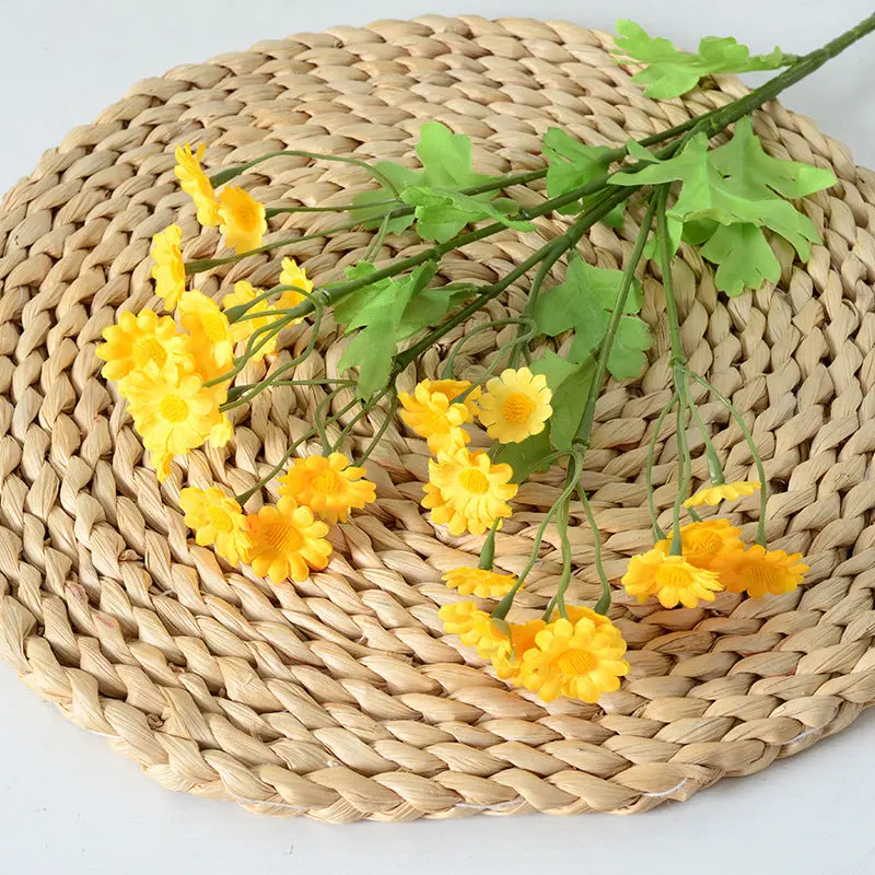Elegant Silk Flower Stem – Versatile Faux Bloom for Tablescapes, Weddings & Living Spaces, 52 cm