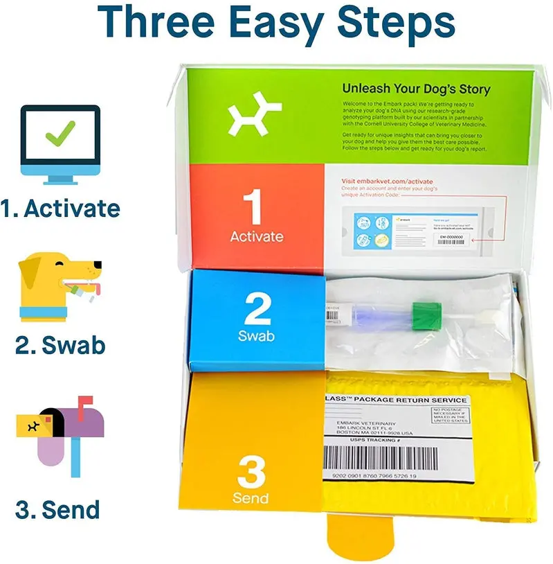 Embark Dog DNA Test Kit – Comprehensive Breed Identification & Genetic Health Insights