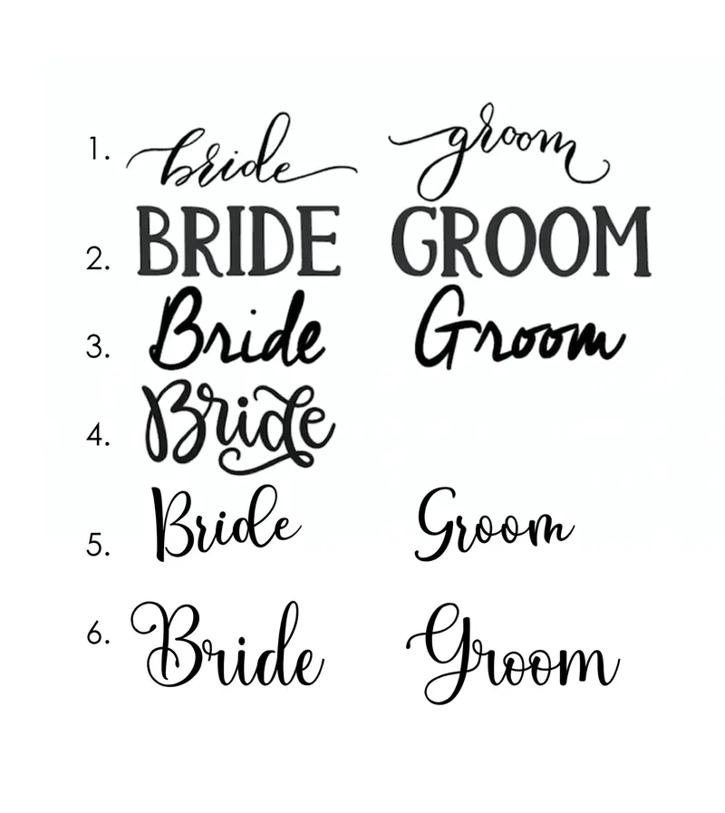Engraved Wooden Clothes Hangers for Bridal Robes or Attire