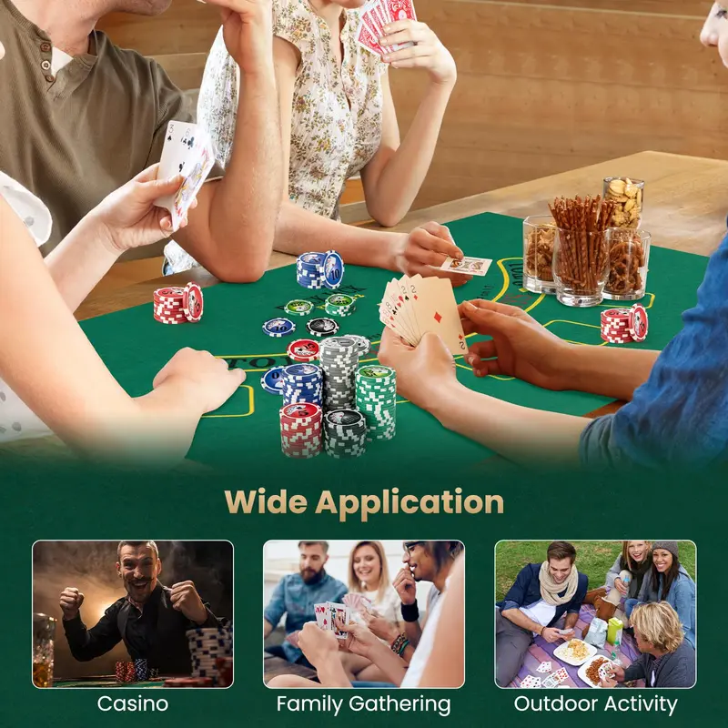 Entry-Level 300-Piece Poker Chip Set – Casino-Themed Kit with 6 Decks and Dealer Button 2