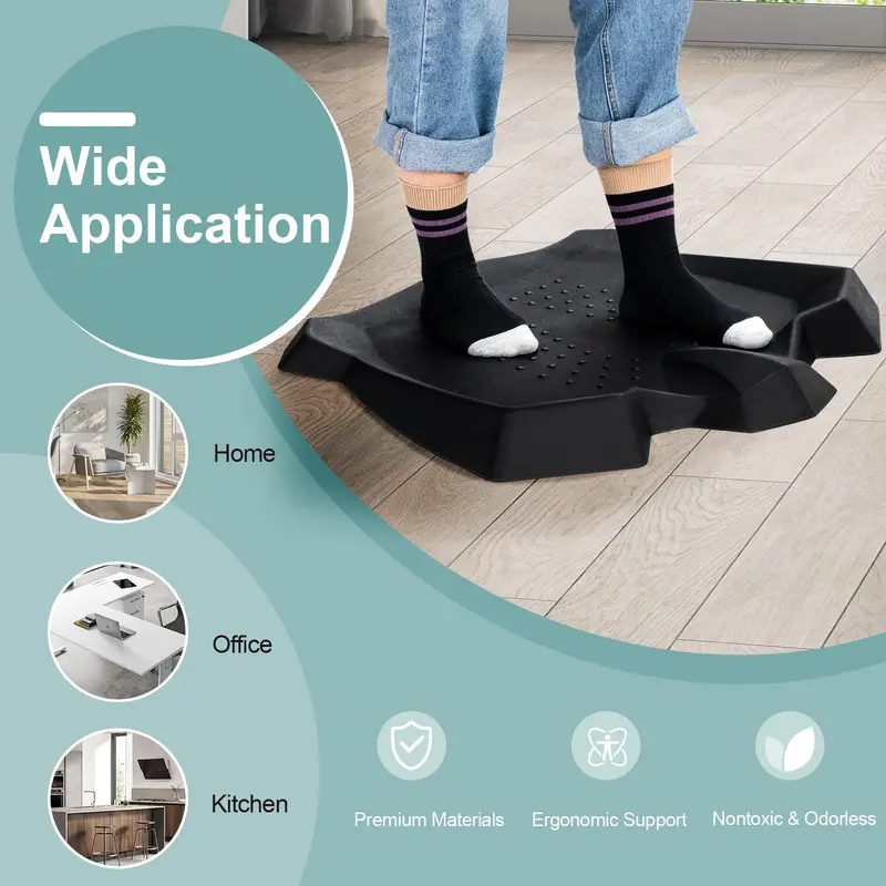 Ergonomic Anti-Fatigue Standing Mat – Cushioned Floor Pad for Home or Office Desks