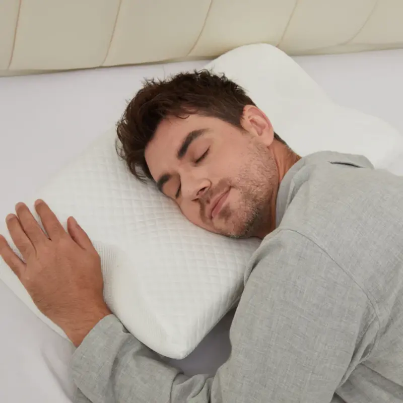 Ergonomic Anti-Snore Pillow – Memory Foam Support for Sleep Apnea Relief and Restorative Breathing