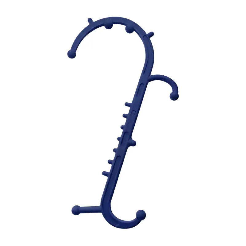 Ergonomic Dual-Handle Massage Stick with Dual Hook Design & Targeted Pressure Nodes