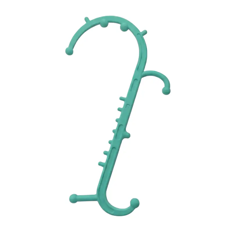 Ergonomic Dual-Handle Massage Stick with Dual Hook Design & Targeted Pressure Nodes